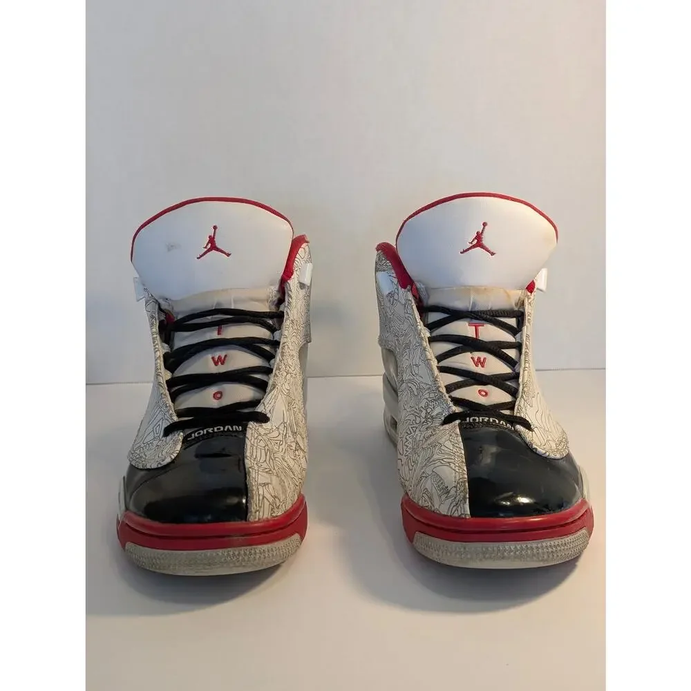 Air Jordan Dub Zero Varsity Red 2022 Men's Size 8.5 Laser Black White 311046-160